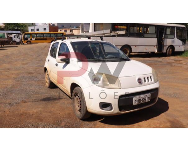 Foto de UNO ECONOMY 0,5L 088CV 1400  FAB FIAT COR BRANCA PLACA PUB-5510 ANO FAB/MOD 2014/2014 COMBUSTÍVEL FLEX CHASSI 9BD195173E0587308 RENAVAM 1009864073 , NO ESTADO EM QUE SE ENCONTRA.