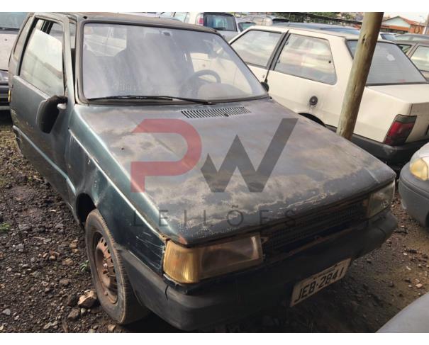 Foto de SUCATA / FIAT / UNO MILLE IE / PLACA: JEB2841 / UF: MG / MUNICÍPIO: BRUMADINHO / ANO FABRICAÇÃO: 1995 / ANO MODELO: 1995 / VERDE / CHASSI: 9BD146067S5630780 / MOTOR: 146A70114816591 / RENAVAM: 00645262200, NO ESTADO EM QUE SE ENCONTRA.