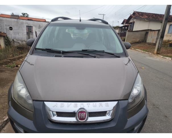 Foto de  AUTOMOVEL FIAT/IDEA ADVENTURE 1.8, ALCOOL/GASOLINA, CINZA, 2013/2014, NO ESTADO EM QUE SE ENCONTRA.