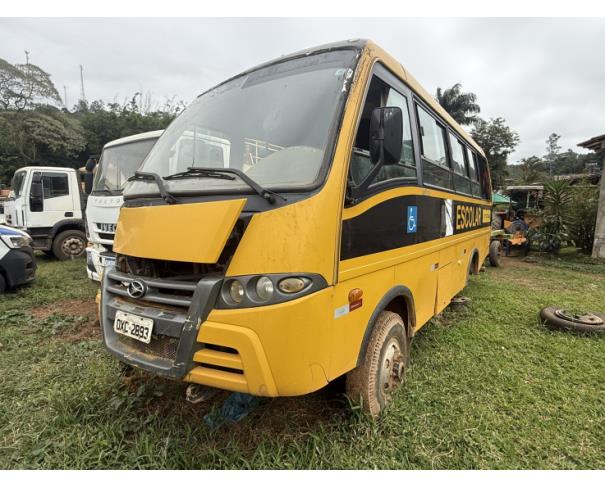 Foto de ONIBUS MPOLO/VOLARE V8L 4X4 EO, DIESEL, AMARELA, 2013/2014, CHASSI: 93PB58M1MEC050592, RENAVAM: 00995803790, NO ESTADO EM QUE SE ENCONTRA.