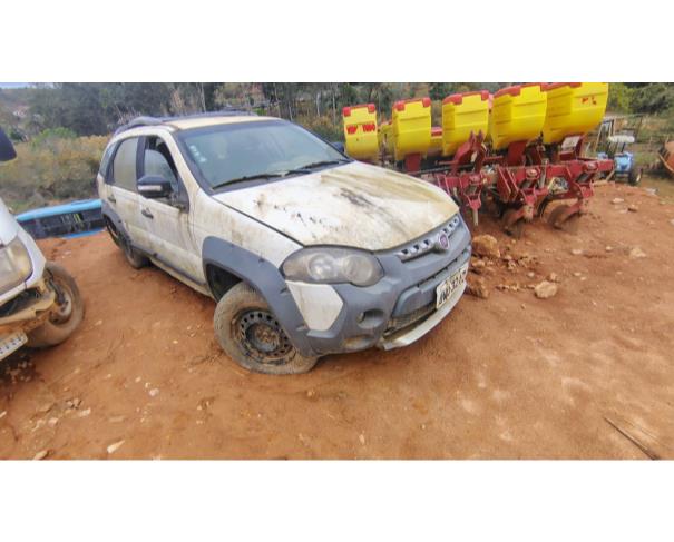 Foto de AUTOMOVEL FIAT/PALIO WK ADVEN FLEX, ALCOOL/GASOLINA, BRANCA, 2013/2014, CHASSI: 9BD373175E5044401, RENAVAM: 00597784809, NO ESTADO EM QUE SE ENCONTRA. 