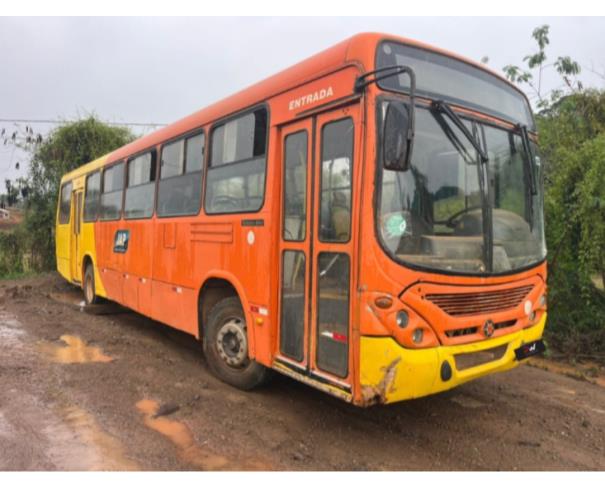 Foto de  ONIBUS M.BENZ/MPOLO TORINO GVU, DIESEL, LARANJA, 2007/2007, NO ESTADO EM QUE SE ENCONTRA.