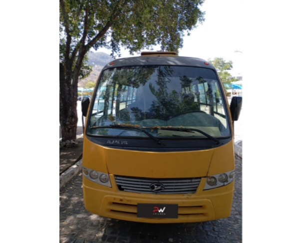 Foto de PAS/ ONIBUS MARCOPOLO/VOLARE W8, DIESEL, AMARELA, 2009/2009, CHASSI: ...30127, NO ESTADO EM QUE SE ENCONTRA.