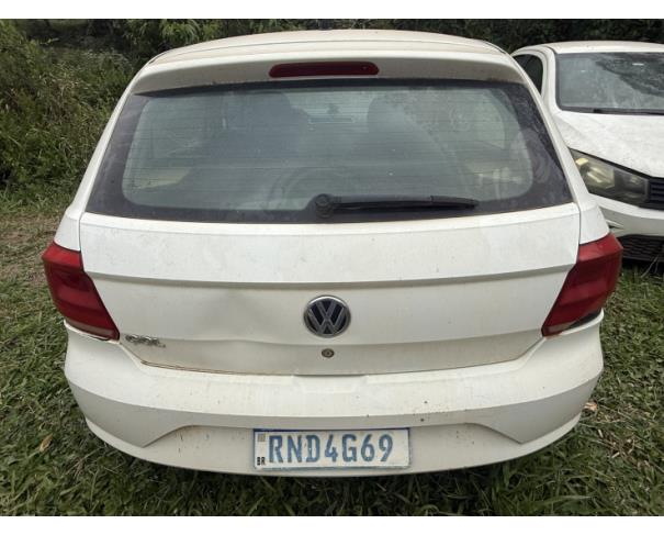 Foto de AUTOMOVEL VW/GOL 1.0L MC4, ALCOOL/GASOLINA, BRANCA, 2021/2022, CHASSI: 9BWAG45U6NT037018, RENAVAM: 01264300074, NO ESTADO EM QUE SE ENCONTRA.