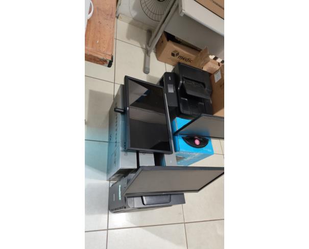 Foto de LOTE CONTENDO ELETRÔNICOS, TAIS COMO: NOTEBOOK, TELEVISÃO, IMPRESSORA, TECLADOS, ENTRE OUTROS.