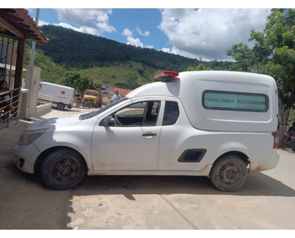 Foto de CAMINHONETE CHEV/MONTANA RAYTEC AMB, ALCOOL/GASOLINA, BRANCA, 2018/2019, CHASSI: 9BGCA8030KB138168, RENAVAM: 01181842511, NO ESTADO EM QUE SE ENCONTRA. 