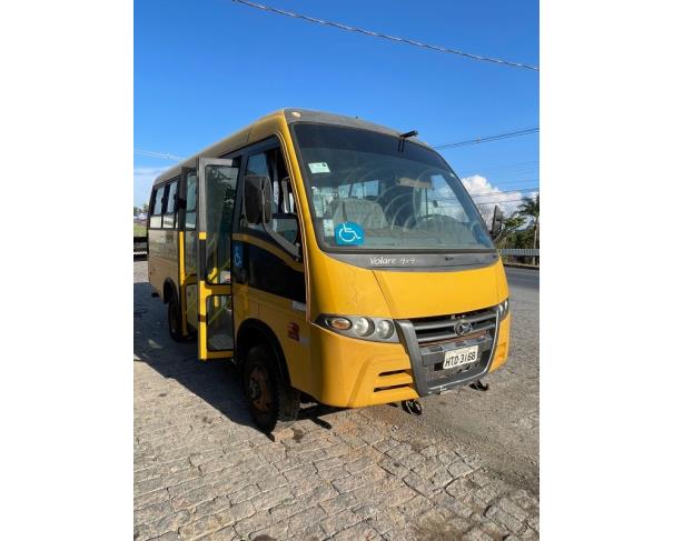 Foto de PASSAGEIRO / ONIBUS MPOLO/VOLARE V8L 4X4 EO, 2013/2013, DIESEL, PLACA HTO – 3B68, RENAVAM: 00552300616, CHASSI: 93PB58M1MDC046971, NO ESTADO EM QUE SE ENCONTRA.