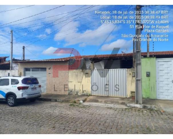 Foto de SÃO GONÇALO DO AMARANTE/RN - CASA - LOT CIDADE DAS ROSAS - RUA FLOR DE RAQUEL N. 41, CS 02,  LT 22 QD 22 - JARDINS