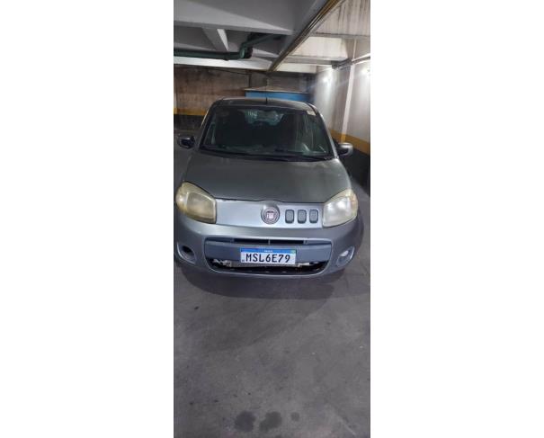 Foto de PASSAGEIRO / AUTOMOVEL FIAT/UNO VIVACE 1.0, 2010/2011, ALC/GASOL, CINZA, PLACA MSL - 6E79, RENAVAM: 00264443446, CHASSI: 9BD195152B0075228, NO ESTADO EM QUE SE ENCONTRA
