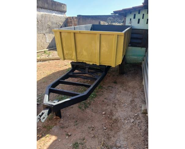 Foto de CARRETA AGRÍCOLA BASCULANTE, NO ESTADO EM QUE SE ENCONTRA.