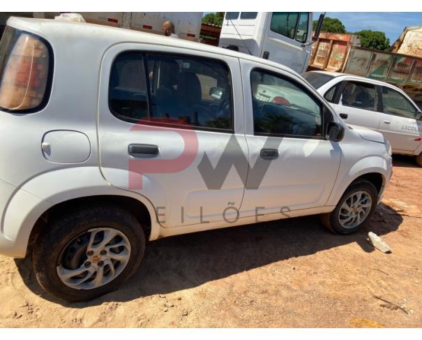 Foto de PAS/AUTOMOVEL FIAT/UNO ATTRACTIVE 1.0, ALCOOL/GASOLINA, ANO/MOD 2020/2021, COR BRANCA, NO ESTADO EM QUE SE ENCONTRA.