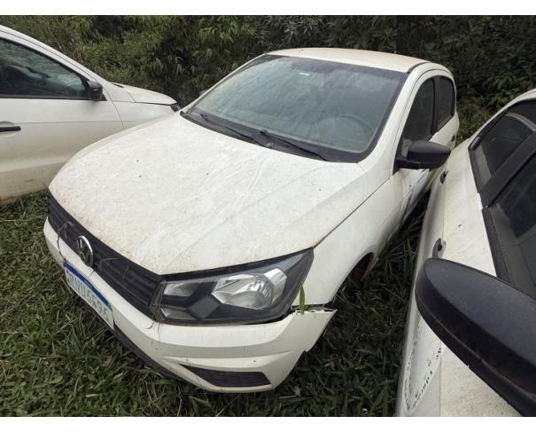 Foto de AUTOMOVEL VW/GOL 1.0L MC4, ALCOOL/GASOLINA, BRANCA, 2021/2022, CHASSI: 9BWAG45U8NT068979, RENAVAM: 01275350213, NO ESTADO EM QUE SE ENCONTRA.