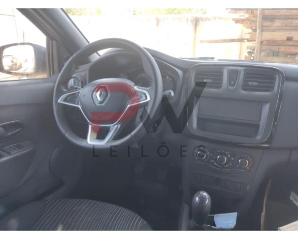 Foto de PASSAGEIRO / AUTOMOVEL RENAULT/SANDERO LIFE10MT, ALCOOL/GASOLINA, BRANCA, 2020/2021,NO ESTADO EM QUE SE ENCONTRA. 