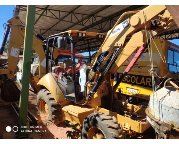 Foto de RETROESCAVADEIRA CATERPILLAR - CHASSI: CAT0416EVMFG04994, ANO 2013/2013, PLACA FICTICIA: RET-4160, NO ESTADO EM QUE SE ENCONTRA.