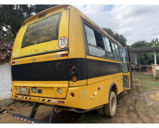 Foto de ONIBUS MPOLO/VOLARE V8L 4X4 EO, DIESEL, AMARELA, 2013/2013, CHASSI: 93PB58M1MDC046596, RENAVAM: 00544707311, NO ESTADO EM QUE SE ENCONTRA. 
