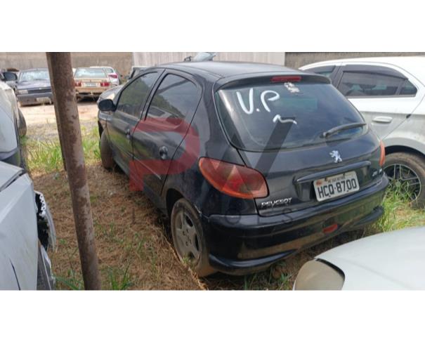 Foto de PASSAGEIRO / PEUGEOT /  206 14 FELINE / Placa: HCQ8700 / UF: MG Município: Juiz de Fora / Ano fabricação: 2005 /Ano modelo: 2005 / Cor: PRETA / Chassi: 9362AKFW96B022999 / Motor: 10DBS10027270 / RENAVAM: 00872129497, NO ESTADO EM QUE SE ENCONTRA. 