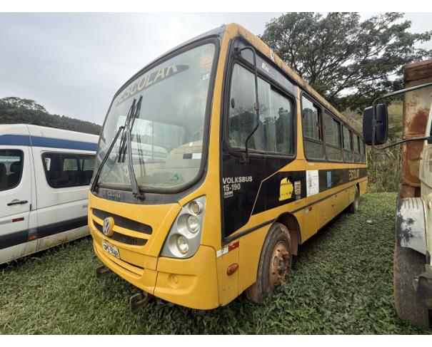 Foto de ONIBUS VW/15.190 EOD E.S.ORE, DIESEL, AMARELA, 2012/2013, CHASSI: 9532E82W7DR303400, RENAVAM: 00507284739, NO ESTADO EM QUE SE ENCONTRA.