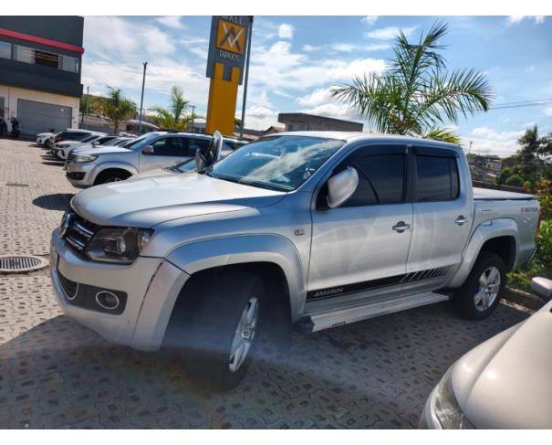 Foto de CAMINHONETE I/VW AMAROK CD 4X4 HIGH, DIESEL, PRATA, 2015/2016, NO ESTADO EM QUE SE ENCONTRA. 