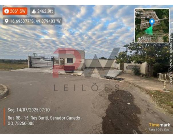 Foto de SENADOR CANEDO/GO - CASA - COND RES VILAS DE BURITI - RUA RB 8 A N. SN, CS 12 QD 30 CH 2/3 - RESIDENCIAL BURITI
