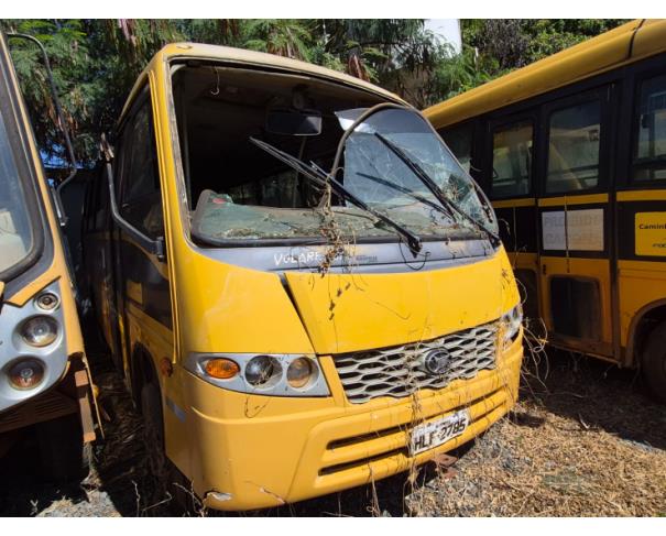Foto de ONIBUS MARCOPOLO/VOLARE V8L ESC, DIESEL, AMARELA, 2009/2009, CHASSI: 93PB42G3P9C030214, RENAVAM: 00191834750, NO ESTADO EM QUE SE ENCONTRA. 