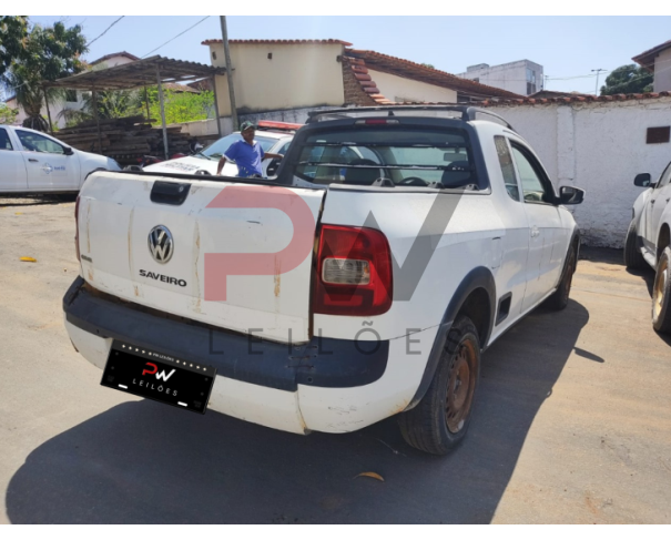 Foto de CARGA / CAMINHONETE VW/SAVEIRO CE TL MB, ALCOOL/GASOLINA, BRANCA, 2014/2015, NO ESTADO EM QUE SE ENCONTRA. 