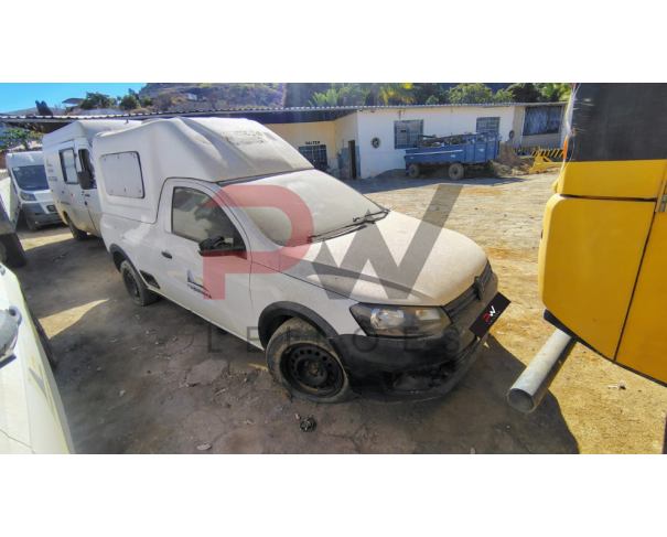 Foto de CAMINHONE VW/SAVEIRO UNIVIDAS AMB, 2014/2015, ALC/GASOL, BRANCA, CHASSI: 9BWKB45U3FP064769, RENAVAM: 01035969979, NO ESTADO EM QUE SE ENBCONTRA.
