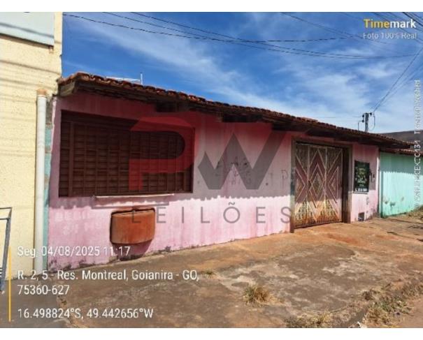 Foto de GOIANIRA/GO - CASA - RUA 2 N. SN, LT 23 QD 02 - RESIDENCIAL MONTREAL