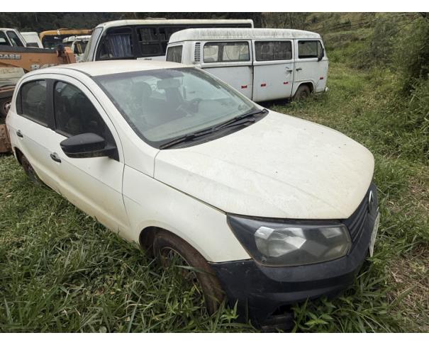 Foto de AUTOMOVEL VW/GOL 1.0L MC4, ALCOOL/GASOLINA, BRANCA, 2021/2022, CHASSI: 9BWAG45U6NT037018, RENAVAM: 01264300074, NO ESTADO EM QUE SE ENCONTRA.