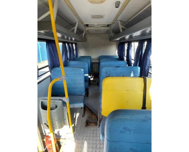 Foto de PASSAGEIRO / ONIBUS MPOLO/VOLARE V8L 4X4 EO, 2013/2013, DIESEL, PLACA HTO – 3B68, RENAVAM: 00552300616, CHASSI: 93PB58M1MDC046971, NO ESTADO EM QUE SE ENCONTRA.
