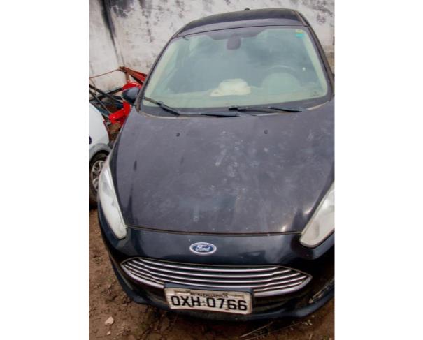 Foto de PAS/AUTOMOVEL I/FORD FIESTA SD 6LTIA, ALCOOL/GASOLINA, 2014/2014, PRETA,  PLACA: OXH-0766,  RENAVAM: 01004324700, CHASSI: 3FADP4YJ1EM208254, NO ESTADO EM QUE SE ENCONTRA.