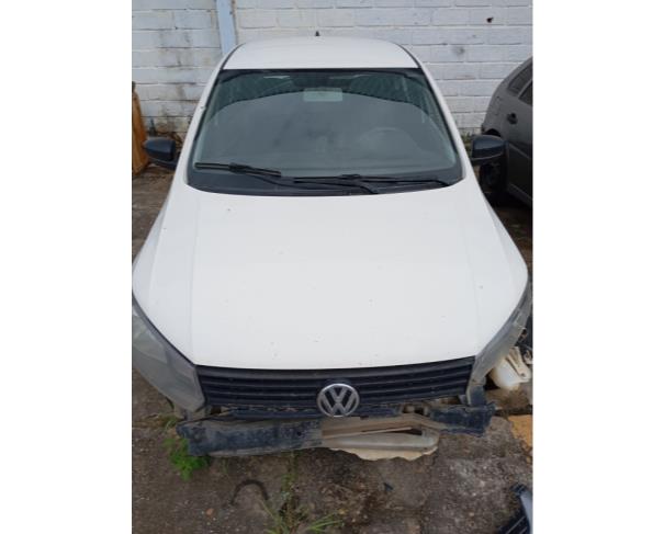 Foto de AUTOMOVEL VW/GOL 1.0L MC4, ALCOOL/GASOLINA, BRANCA, 2020/2021, CHASSI: ...53858, NO ESTADO EM QUE SE ENCONTRA.