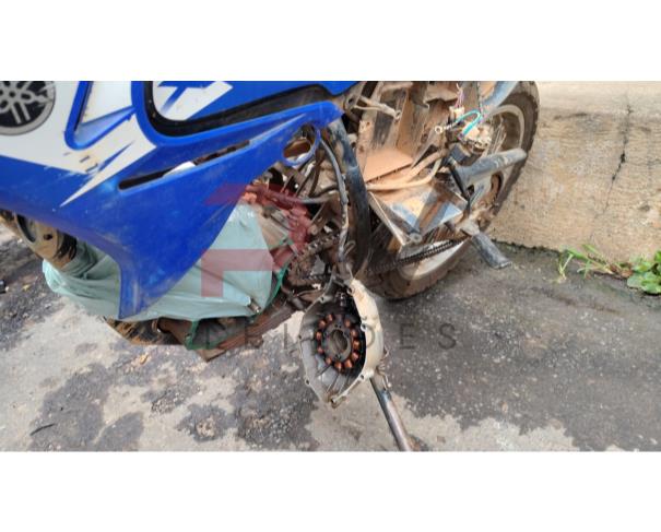 Foto de MOTOCICLE YAMAHA/XTZ 125E, GASOLINA, AZUL, 2013/2014, CHASSI: ...35203,  NO ESTADO EM QUE SE ENCONTRA.