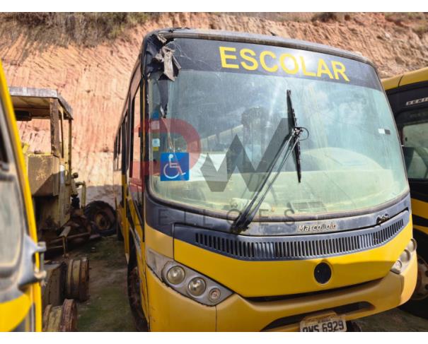 Foto de ONIBUS VW/15.190 EOD E.HD ORE, DIESEL, 2013/2014, AMARELA, CHASSI: 9532E82W9ER408246, RENAVAM: 00992300916, NO ESTADO EM QUE SE ENCONTRA.