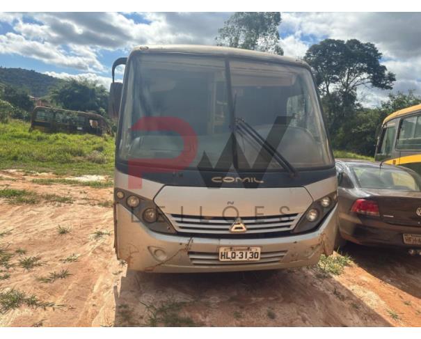 Foto de PASSAGEIRO / ONIBUS AGRALE/COMIL PIA ROD O, 2011/2012, DIESEL, PRATA, PLACA HLQ-3130, RENAVAM: 00450608263, CHASSI: 9BYC22Y1SCC005386, NO ESTADO EM QUE SE ENCONTRA.