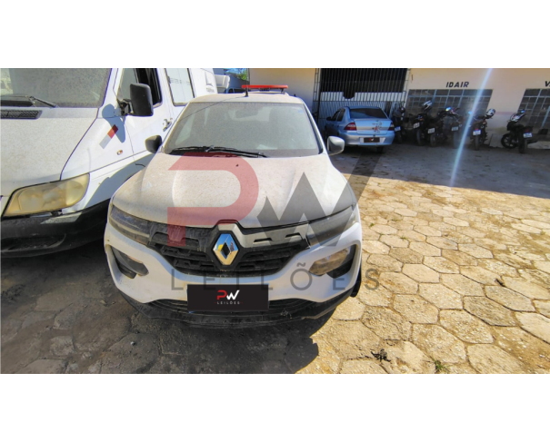Foto de AUTOMOVEL RENAULT/KWID ZEN 2, 2022/2023, ALC/GASOL, BRANCA, CHASSI: 93YRBB000PJ212379, RENAVAM: 01294259331, NO ESTADO EM QUE SE ENCONTRA.