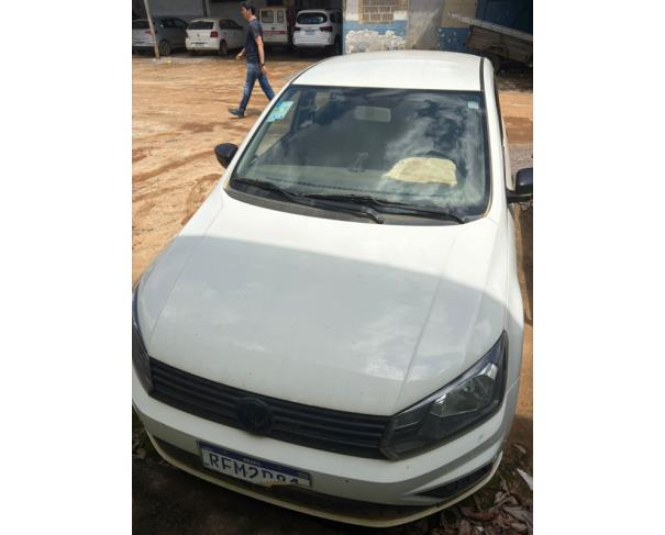 Foto de AUTOMOVEL, VW/GOL 1.0L MC4, BRANCA, 2020/2021, ALCOOL/GASOLINA, CHASSI: 9BWAG45U3MT043339, RENAVAM: 01237427743.