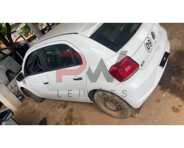Foto de AUTOMOVEL VW/GOL 1.0L MC4, 2020/2021, ALC/GASOL, BRANCA, CHASSI: ...36242, NO ESTADO EM QUE SE ENCONTRA.