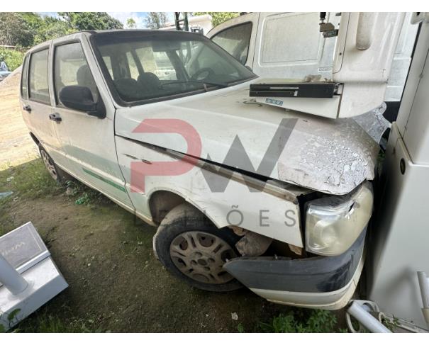 Foto de AUTOMOVEL FIAT/UNO MILLE ECONOMY, ALCOOL/GASOLINA, BRANCA, 2010/2011, CHASSI: ...84559, NO ESTADO EM QUE SE ENCONTRA. 