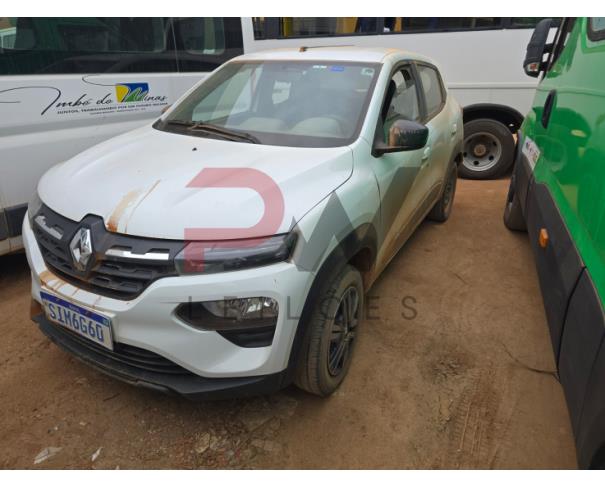 Foto de AUTOMOVEL, RENAULT/KWID INTENS 2, BRANCA, 2023/2024, ALCOOL/GASOLINA, CHASSI: 93YRBB005RJ725436, RENAVAM: 01355812736, NO ESTADO EM QUE SE ENCONTRA.