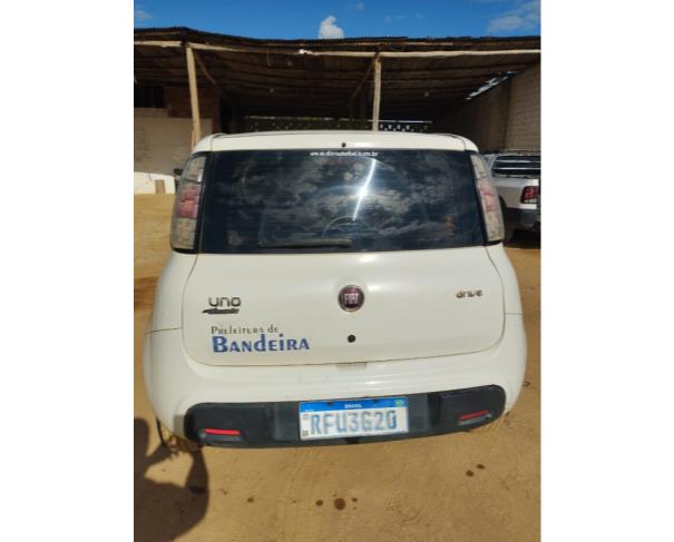 Foto de AUTOMOVEL, FIAT/UNO DRIVE 1.0, BRANCA, 2020/2020, ALCOOL/GASOLINA, CHASSI: 9BD195B4NL0885462, RENAVAM: 01242820150, NO ESTADO EM QUE SE ENCONTRA.