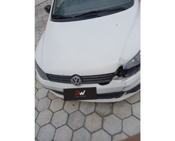 Foto de AUTOMOVEL VW/NOVO GOL TL MCV, ALCOOL/GASOLINA, BRANCA, 2018/2018, CHASSI: 29789,  NO ESTADO EM QUE SE ENCONTRA.