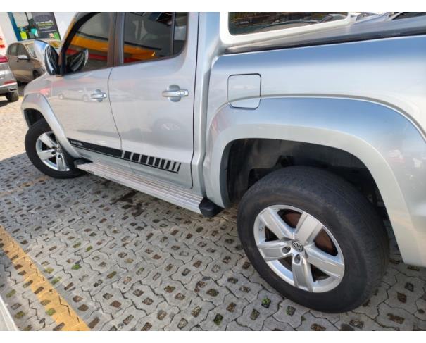 Foto de CAMINHONETE I/VW AMAROK CD 4X4 HIGH, DIESEL, PRATA, 2015/2016, NO ESTADO EM QUE SE ENCONTRA. 