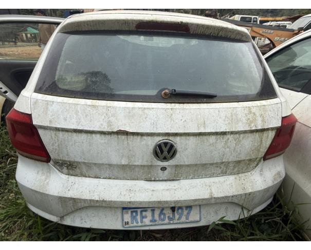 Foto de AUTOMOVEL VW/GOL 1.0L MC4, ALCOOL/GASOLINA, BRANCA, 2020/2021, CHASSI: 9BWAG45U2MT032459, RENAVAM: 01234447476, NO ESTADO EM QUE SE ENCONTRA.