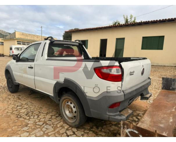 Foto de CARGA / CAMINHONETE FIAT/STRADA WK CC E, ALCOOL/GASOLINA, BRANCA, 2017/2017, NO ESTADO EM QUE SE ENCONTRA. 
