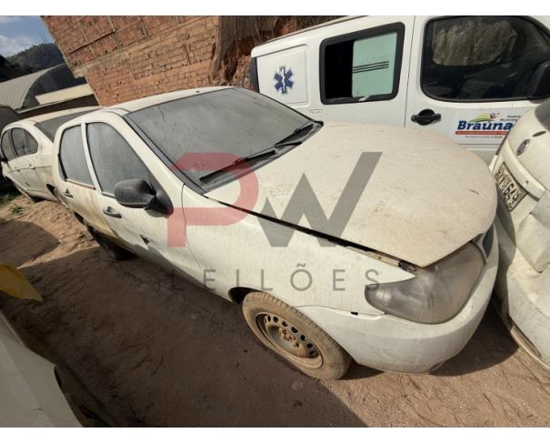 Foto de AUTOMOVEL FIAT/PALIO FIRE, ALCOOL/GASOLINA, 2014/2015, BRANCA, CHASSI: 9BD17122LF5949617, RENAVAM: 01012219051, NO ESTADO EM QUE SE ENCONTRA.