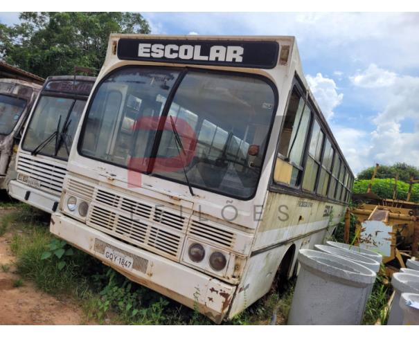 Foto de PASSAGEIRO / ONIBUS M.BENZ/OF 1318, 1989/1989, DIESEL, BRANCA, PLACA GQY - 1847, RENAVAM: 314047964, CHASSI: 9BM384088KB845020. NO ESTADO EM QUE SE ENCONTRA. 