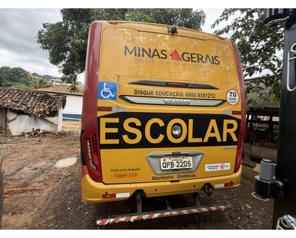 Foto de ONIBUS IVECO/SOULCLASS 70C17 HE, DIESEL, AMARELA, 2018/2019, CHASSI: 93ZL72C01K8481509, RENAVAM:01164113868 , NO ESTADO EM QUE SE ENCONTRA.