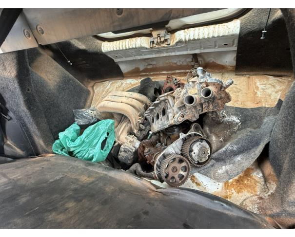 Foto de AUTOMOVEL VW/GOL 1.0L MC4, ALCOOL/GASOLINA, BRANCA, 2020/2021, CHASSI: 9BWAG45U2MT032459, RENAVAM: 01234447476, NO ESTADO EM QUE SE ENCONTRA.