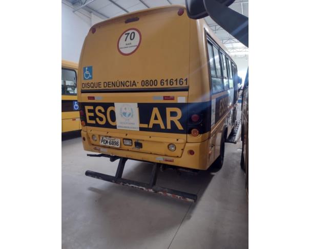 Foto de PASSAGEIRO ONIBUS, MPOLO/VOLARE V8L 4X4 EO, 2012/2013, AMARELA, DIESEL, PLACA PEM-6I96, RENAVAM: 00541051075, CHASSI: 93PB58M1MDC044671, NO ESTADO EM QUE SE ENCONTRA.