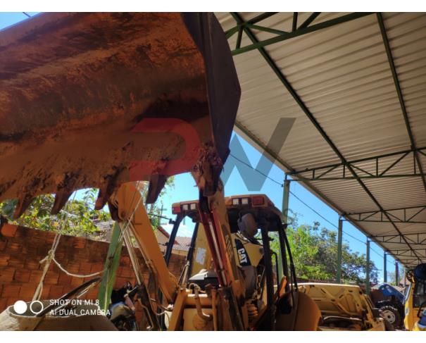 Foto de RETROESCAVADEIRA CATERPILLAR - CHASSI: CAT0416EVMFG04994, ANO 2013/2013, PLACA FICTICIA: RET-4160, NO ESTADO EM QUE SE ENCONTRA.